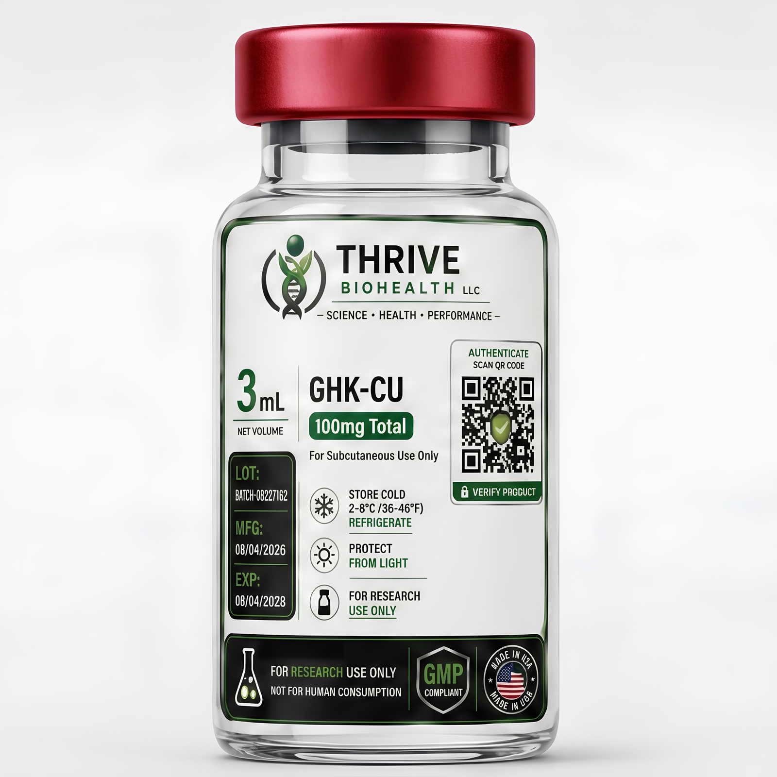 GHK-CU Thrive BioHealth GHK-Cu (100 mg) - Image 1